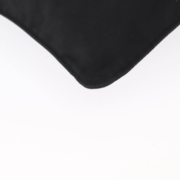 Authentic PRADA Shoulder Bag Nylon Black Silver - Picture 2 of 16